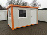 Nouveau conteneur de bureau 4×2,4 m – Cabine de sécurité / Contrôle d'accès – 9,6 m²