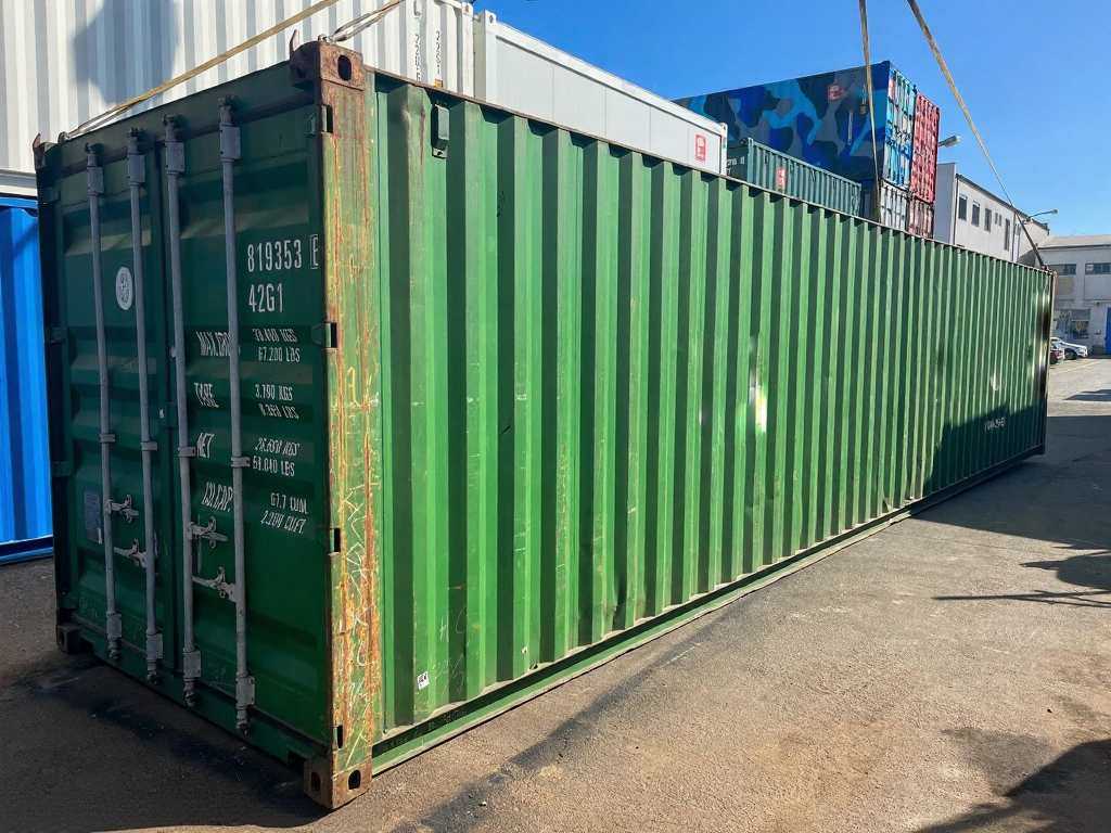 Container marittimo 40 piedi usato – RAL 6029 (Verde)