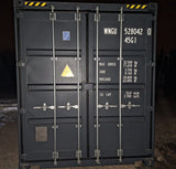 Neuer 40-Fuß-High-Cube-Container – Dunkelgrau