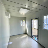 Modulares Büro 15 m² mit Sanitärbereich und Klimaanlage