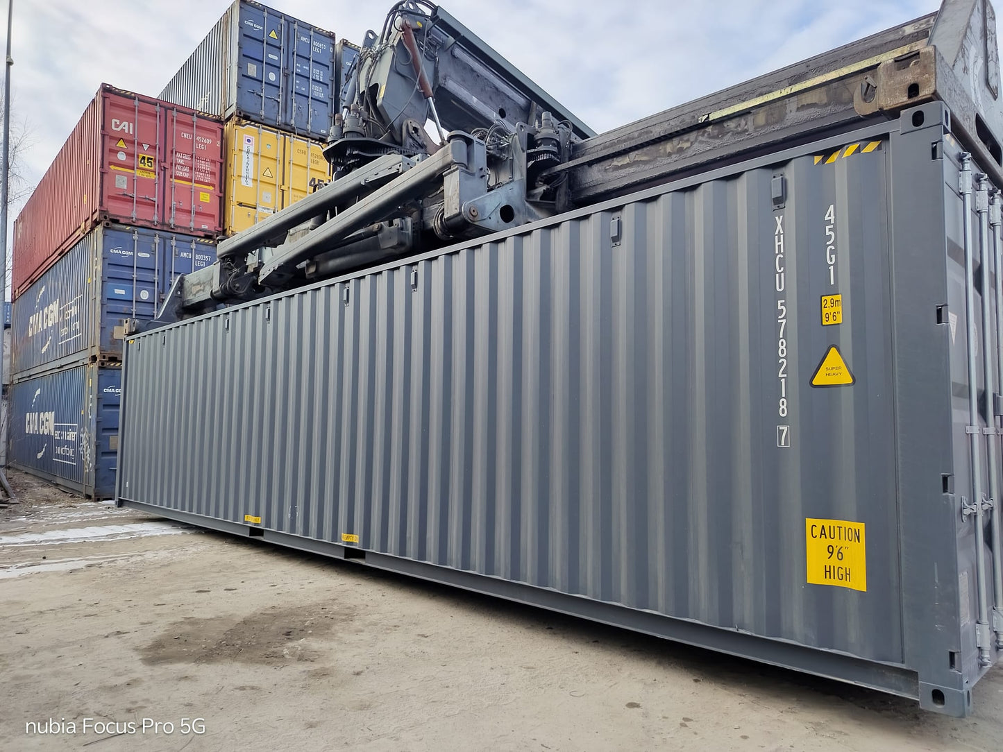 Nuovo container High Cube da 40 piedi