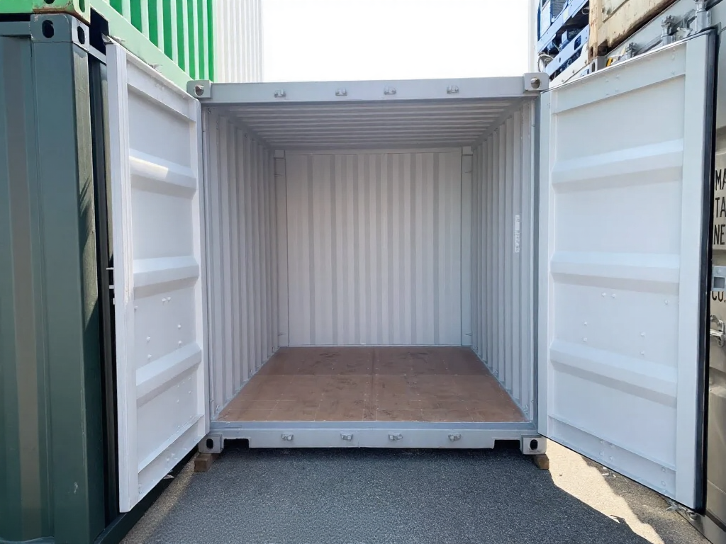 Conteneur standard de 10 pieds – Solution de stockage compacte, robuste et flexible