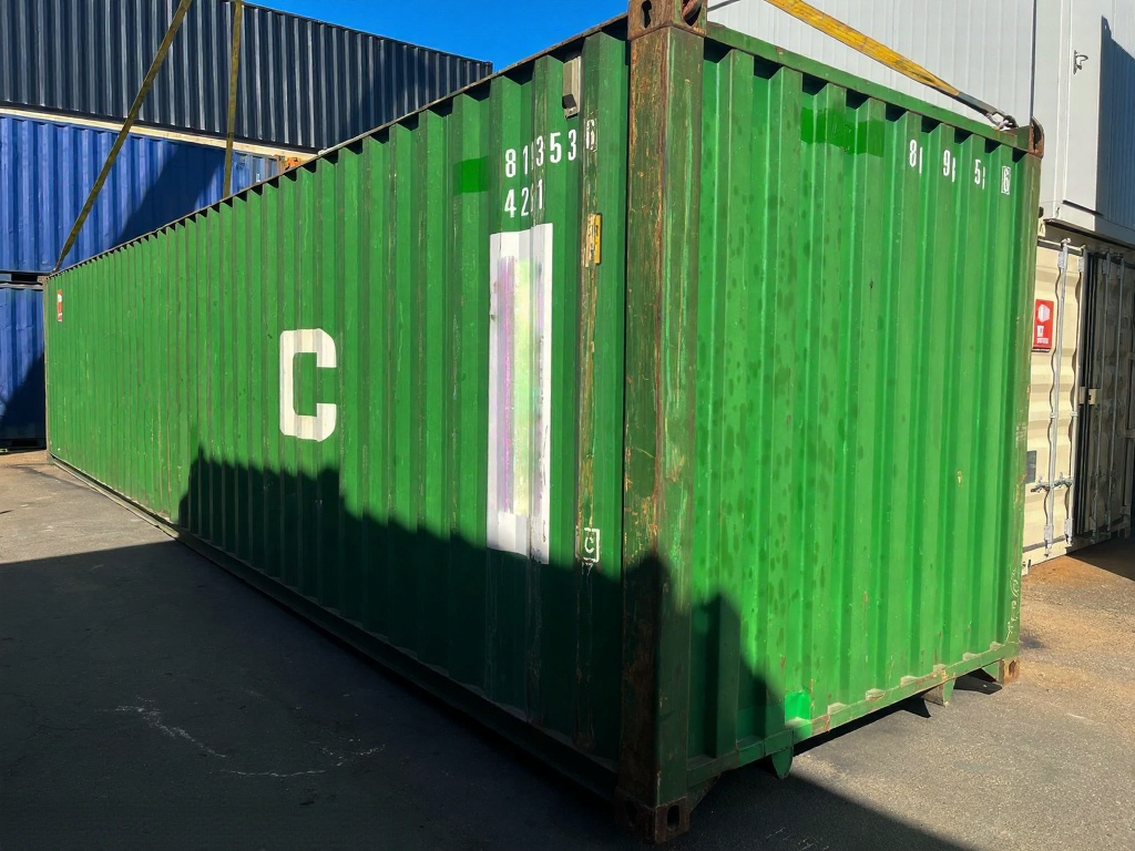Container marittimo 40 piedi usato – RAL 6029 (Verde)