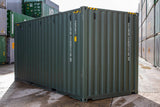 Container marittimo Dry High Cube da 20 piedi (verde scuro)