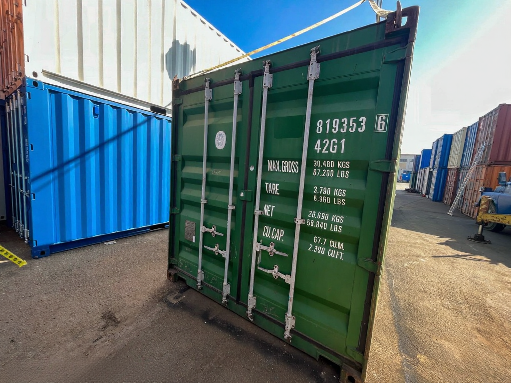 Container marittimo 40 piedi usato – RAL 6029 (Verde)