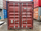 Conteneur maritime d'occasion 40 pieds – Bordeaux (RAL 3009)