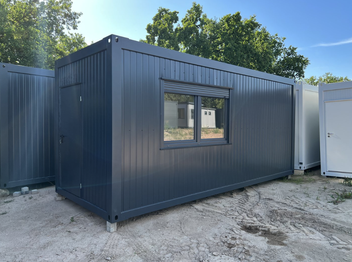 Conteneur résidentiel 6,00 × 2,44 m – Avec cuisine, salle de bain et douche