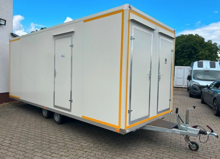 Remorque de bureau de 6,00 m avec kitchenette et WC