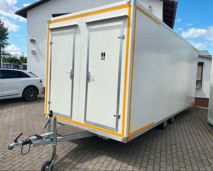 Remorque de bureau de 6,00 m avec kitchenette et WC
