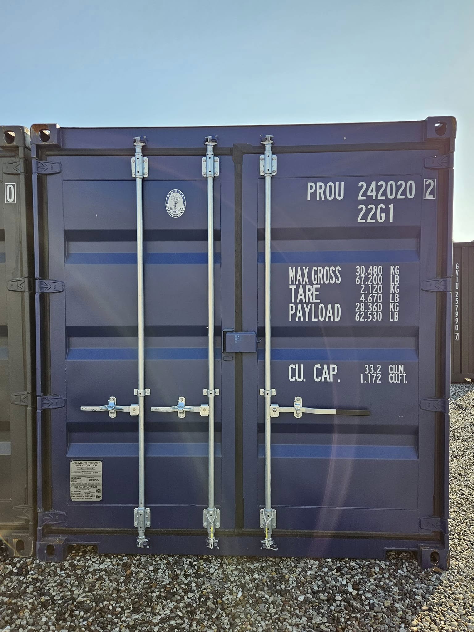 Container nuovo da 20 piedi – RAL 5013