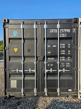 Nouveau beau conteneur de 20 pieds en RAL 9005 (noir profond)