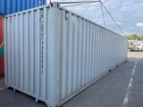 Conteneur maritime 40 pieds – RAL 7035