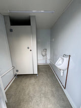 WC-Anhänger Damen / Herren mit 3 WCs und 2 Urinalen