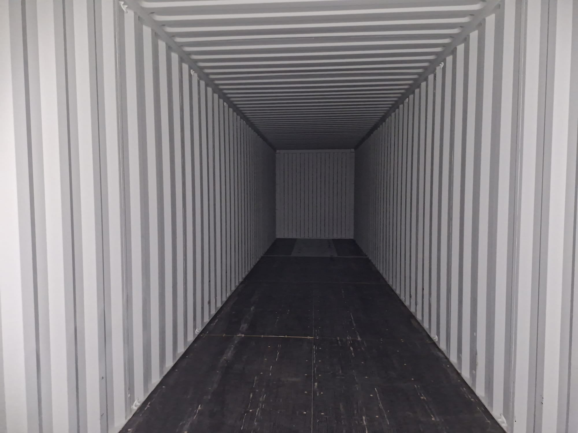 Neuer 40-Fuß-High-Cube-Container – Dunkelgrau