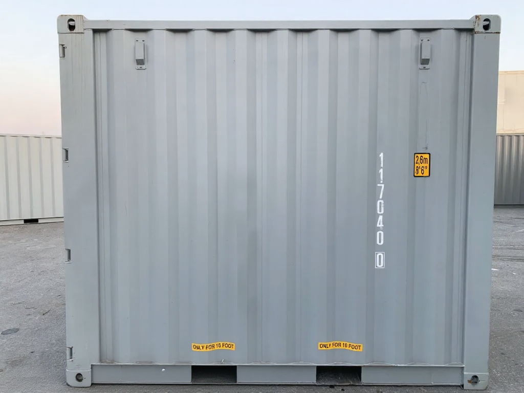 Conteneur standard de 10 pieds – Solution de stockage compacte, robuste et flexible