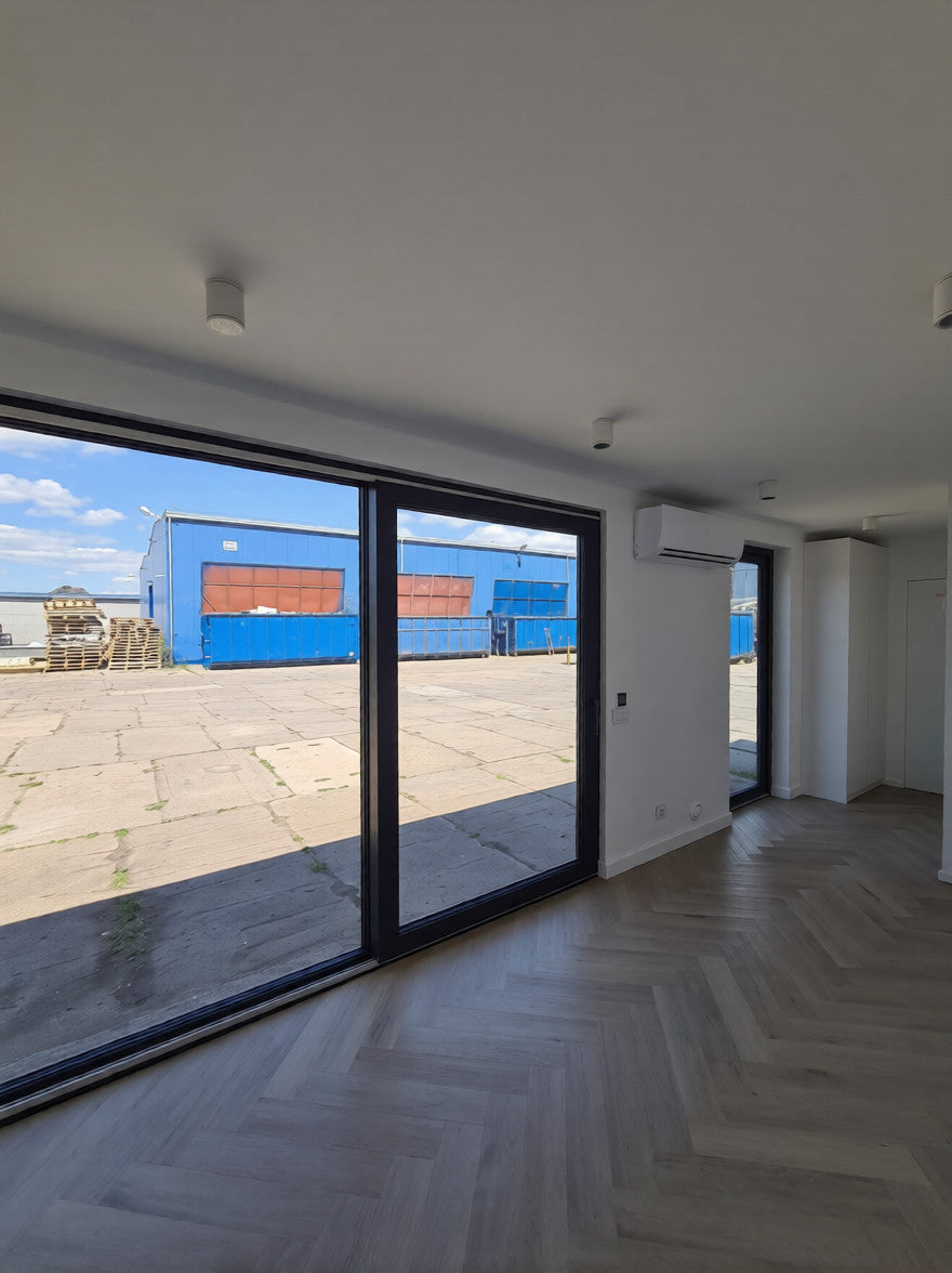Container ufficio standard da 40 piedi con doccia