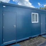 Modulares Büro 15 m² mit Sanitärbereich und Klimaanlage