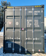 Neuer 20-Fuß-High-Cube-Container – Anthrazitgrau