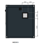 Conteneur résidentiel 6,00 × 2,44 m – Avec cuisine, salle de bain et douche