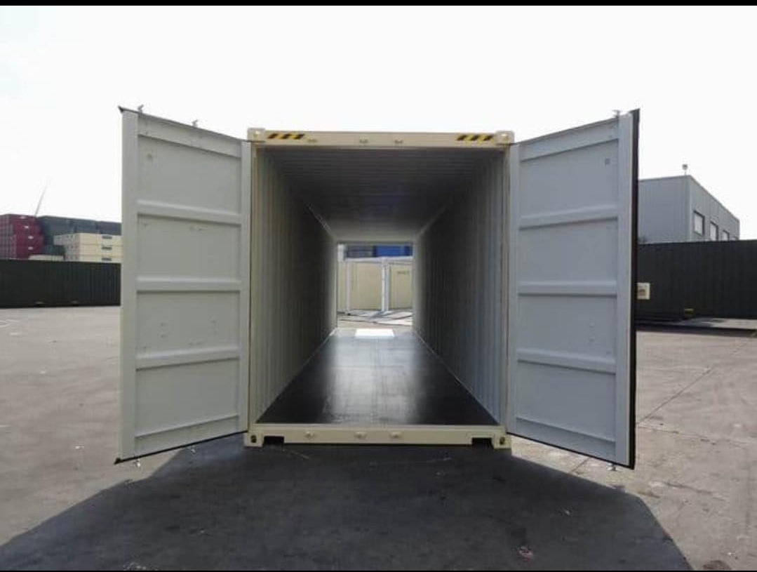 Container marittimo High-Cube da 40 piedi – Primo viaggio – Doppia porta