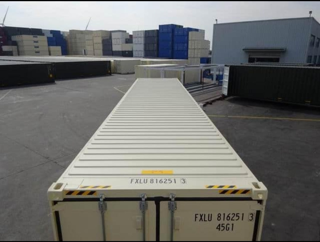 Container marittimo High-Cube da 40 piedi – Primo viaggio – Doppia porta