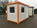 Nouveau conteneur de bureau 4×2,4 m – Cabine de sécurité / Contrôle d'accès – 9,6 m²