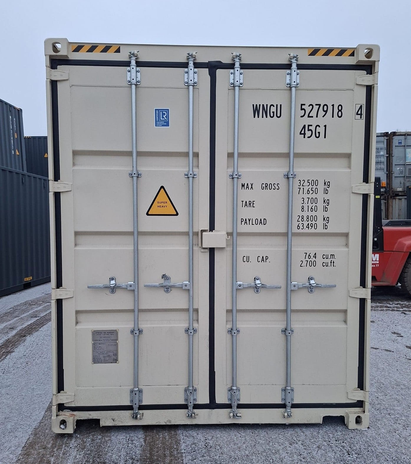 Neuer 40-Fuß-High-Cube-Container