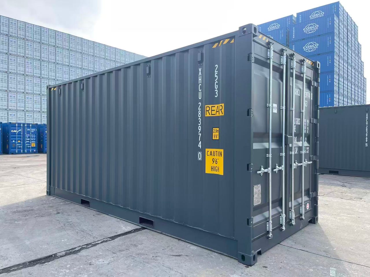 Conteneur open-side high cube 20 pieds