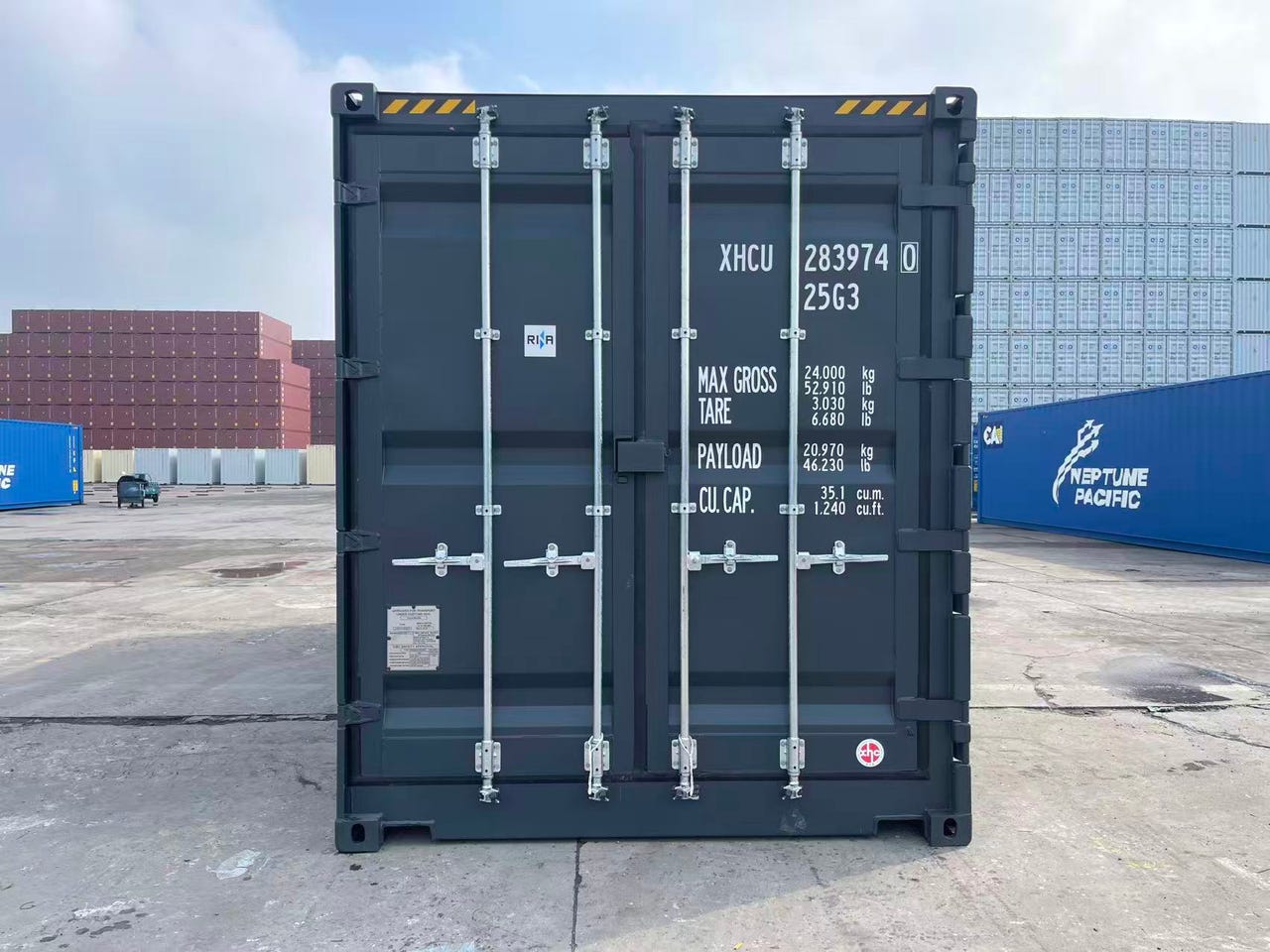 Conteneur open-side high cube 20 pieds