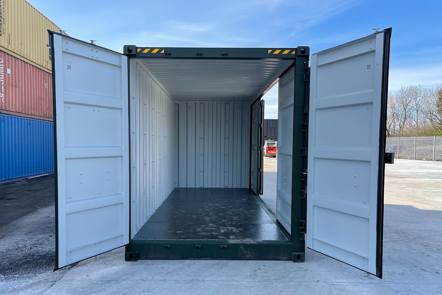 20-Fuss High-Cube Container mit Seitentüren