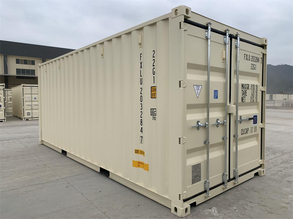 Container marittimo da 20 piedi con tre porte