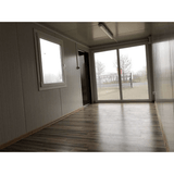 BÜROCONTAINER 6 X 2,40 HOLZFARBE