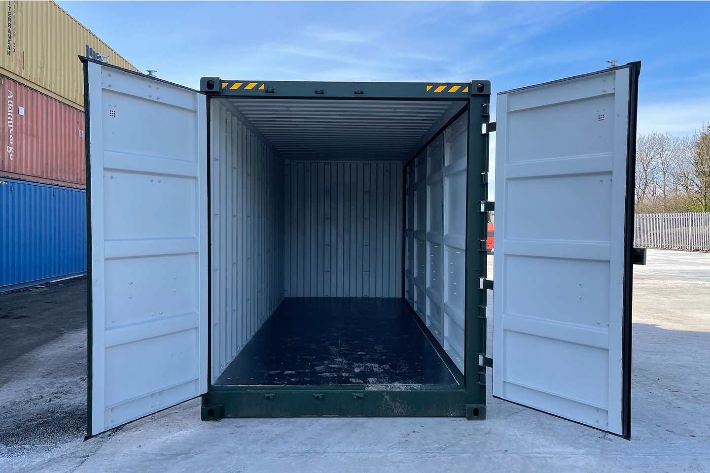 20-Fuss High-Cube Container mit Seitentüren
