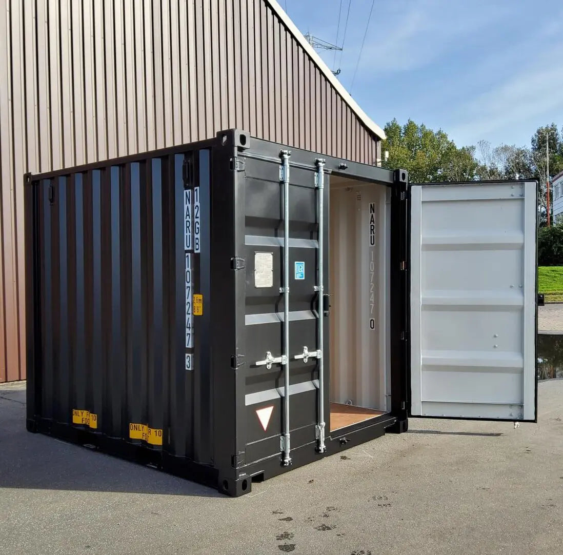 Container marittimo nuovo da 10 piedi – RAL 7016 (Antracite)