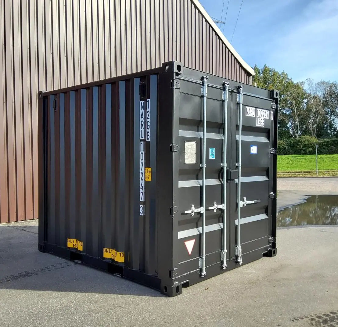 Container marittimo nuovo da 10 piedi – RAL 7016 (Antracite)